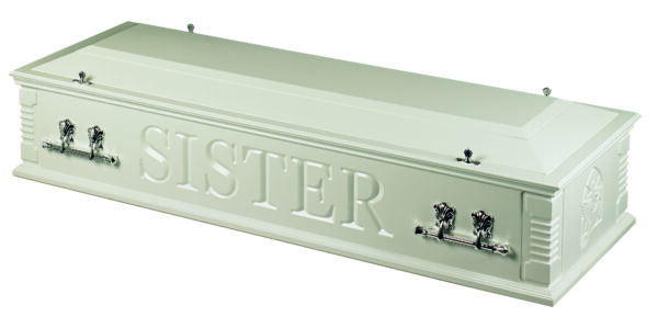 Britannia casket full lid white
