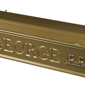 Britannia casket split lid gold