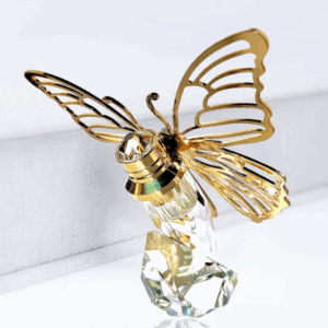 Crystal butterfly silver