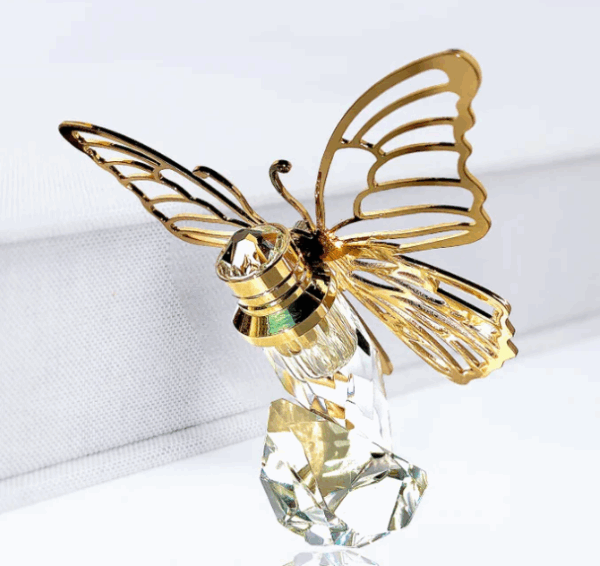 Crystal butterfly silver