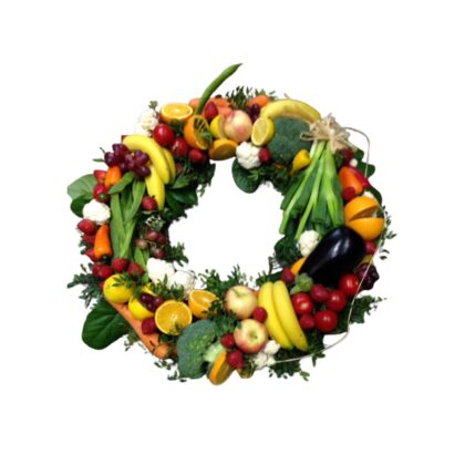 Fruit & veg wreath