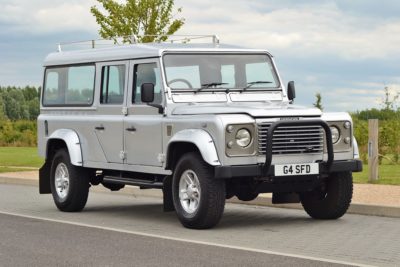 Land rover defender hearse