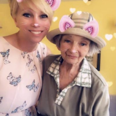 Lorraine & nan photo