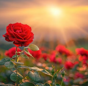 Rose sunset