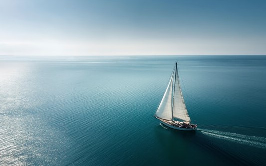 Sailboat ocean
