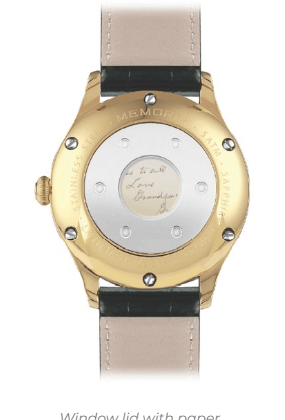 Window lid with paper Window lid with paper