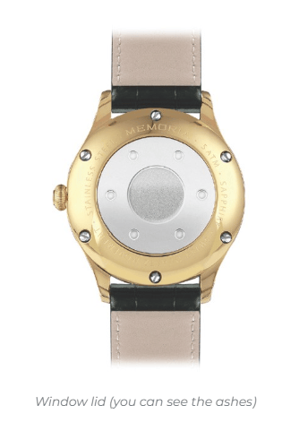 Window lid with visibility of your loved ones ashes Window lid with visibility of your loved ones ashes