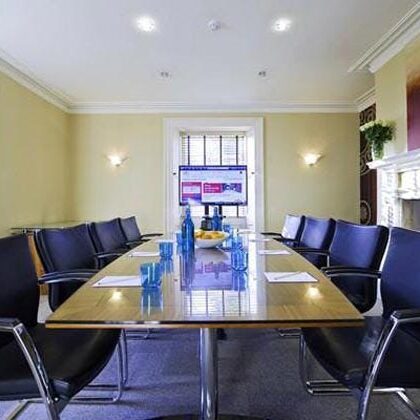 Lime kiln house before interior meeting room