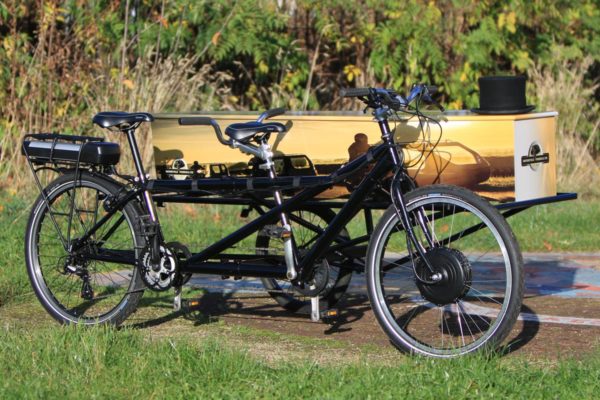 Tandem hearse
