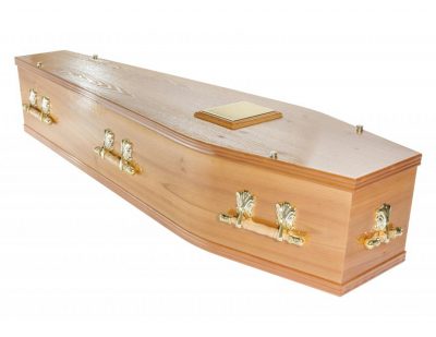 Wooden coffin