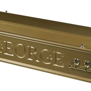 Britannia casket split lid gold