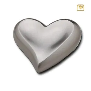 Brass keepsake heart