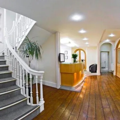 Lime kiln house before stairs